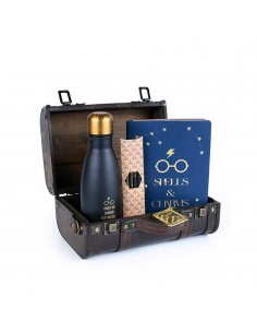 Caja regalo Harry Potter Premium Trouble finds me Botella de agua + Set de lapices + Libreta + Llavero