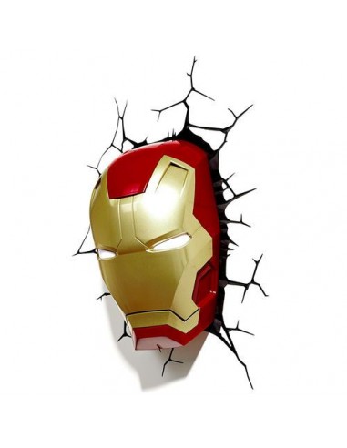 católico acortar Subjetivo Lampara LED 3D Pared Iron Man Marvel | Frikimasters.es