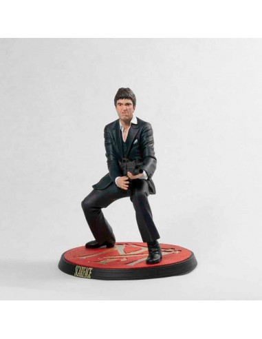 Figura Scarface escritorio disparando Tony Montana - 18 cm