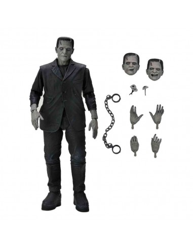 Figura Frankenstein Ultimate Monster Black and White Universal Monsters - 18cm