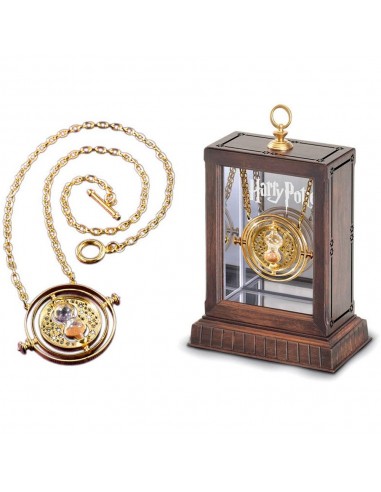 Réplica Giratiempos con Cadena en Expositor Harry Potter Hermione Granger - 45 cm