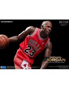 Estatua NBA Collection Motion Masterpiece Michael Jordan - 23 cm