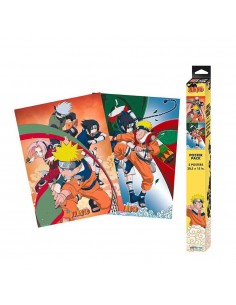 Naruto - Set 2 pósters Team 7 (52x38)
