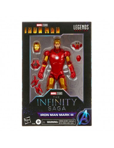Figura Marvel Iron Man Mark III The Infinity Saga - 15 cm.