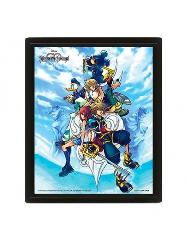 Cuadro 3D Lenticular Kingdom Hearts