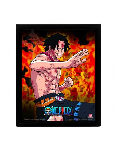 Cuadro 3D Lenticular One Piece - Brothers Burning Rag