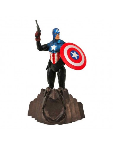 Figura Articulada Marvel Select Captain America - 18 cm
