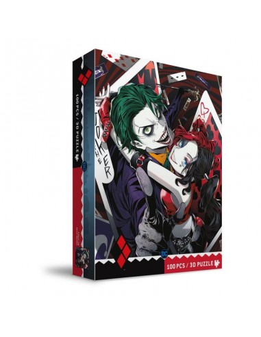 Puzzle Joker y Harley Quinn Efecto 3D - 100 piezas