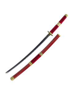 Katana de acero Zoro Sandai...