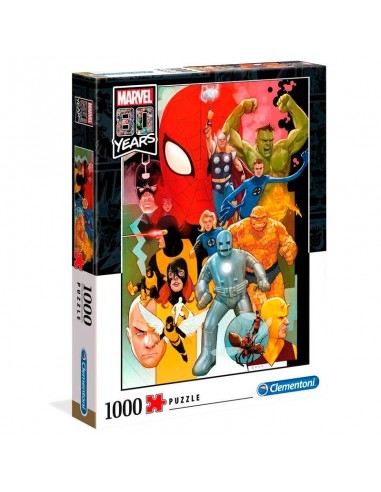 Puzzle personajes Marvel 80 aniversario - 1.000 piezas