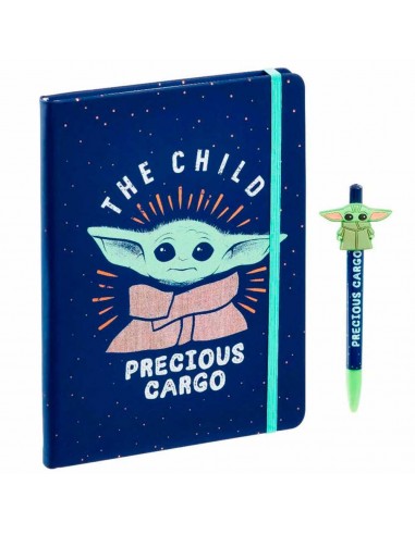 Cuaderno + Bolígrafo Yoda The Child Mandalorian - Star Wars
