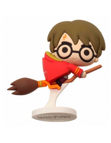 Figura mini Harry Potter capa roja Nimbus 6 cm