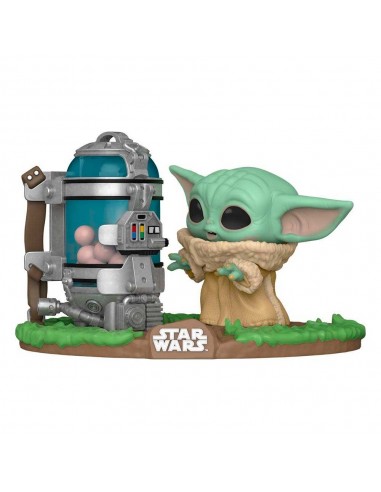 Figura POP Star Wars The Mandalorian baby Yoda con frasco