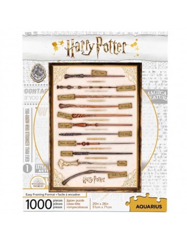 Puzzle Harry Potter varitas - 1000 piezas