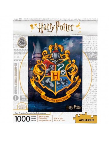 Puzzle Harry Potter escudo Hogwarts -1000 piezas