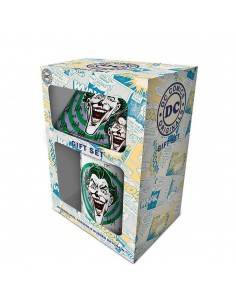 Pack de regalo The Joker (hahaha) taza + posavasos + llavero